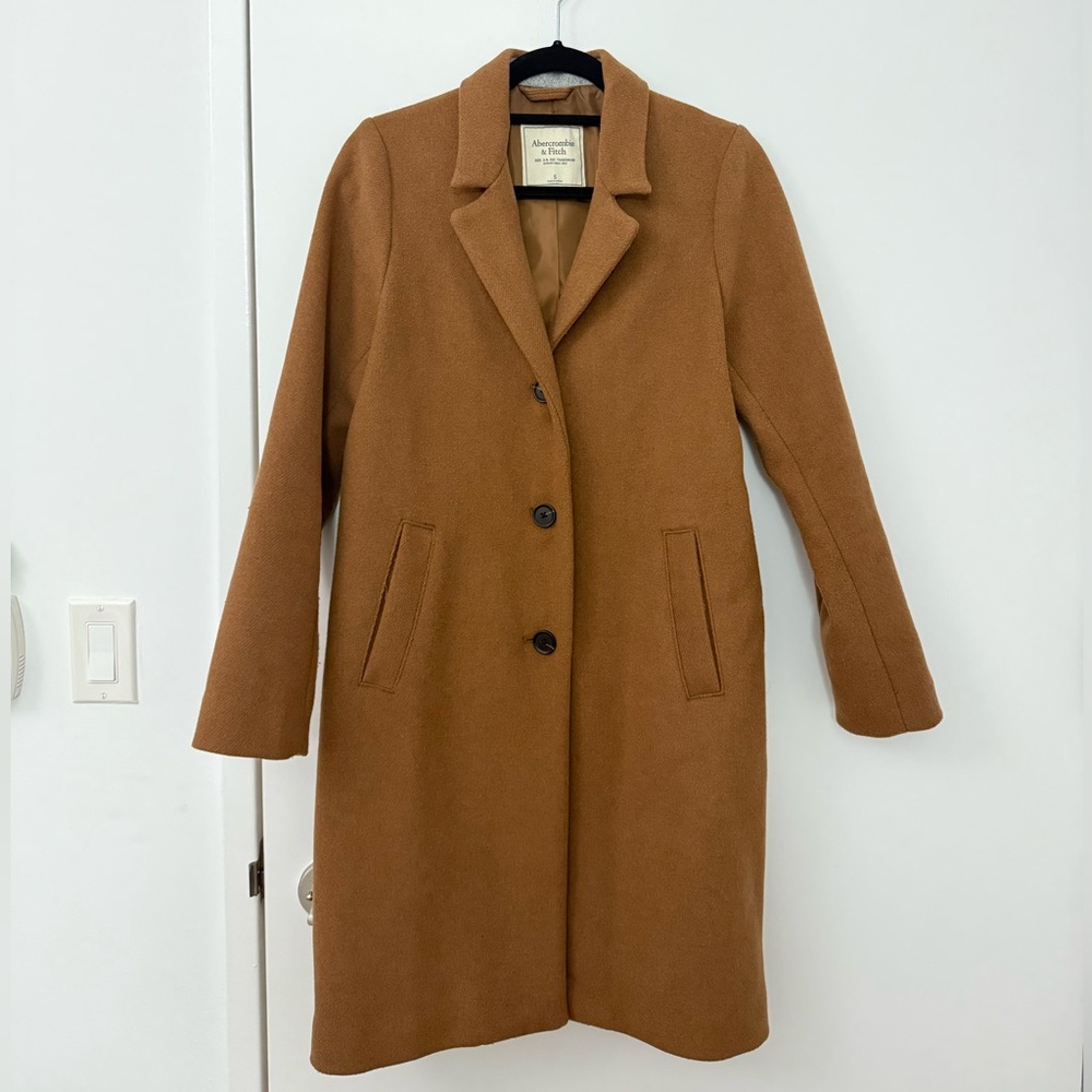 Abercrombie & Fitch Camel Coat